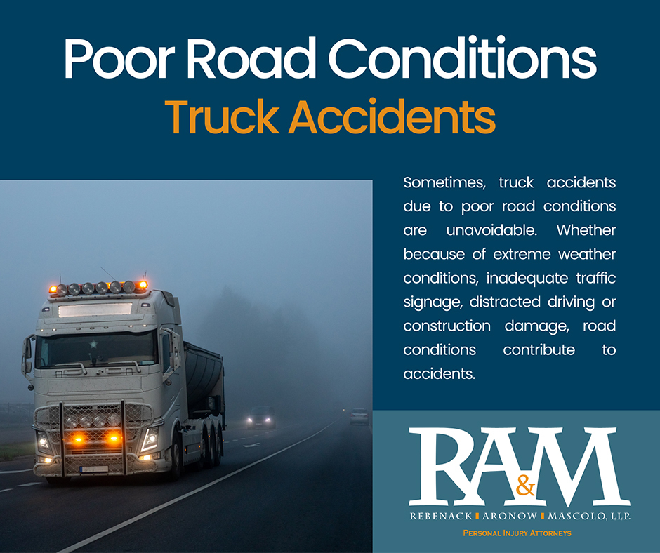 Poor Road Conditions Truck Accidents