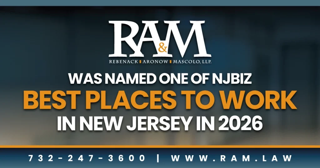 RAM Law selected to NJ Biz Best Places to Work 2026